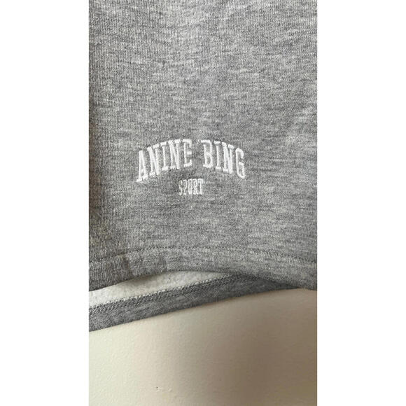 ANINE BING SPORTS HEATHER GRAY VINTAGE STYLE SHORTS M - Picture 2 of 7